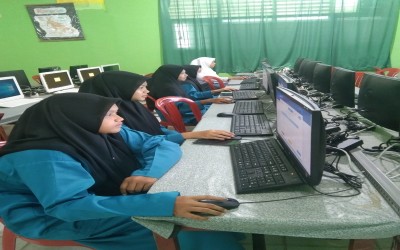 Kegiatan Pelaksanaan ANBK SMAN 2 Pinggir 2022